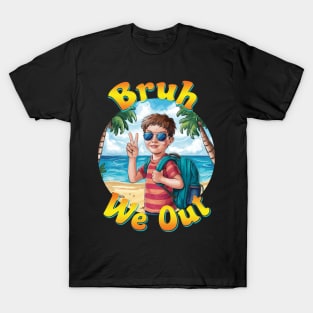 Cool Schoolboy Beach Vibes T-Shirt